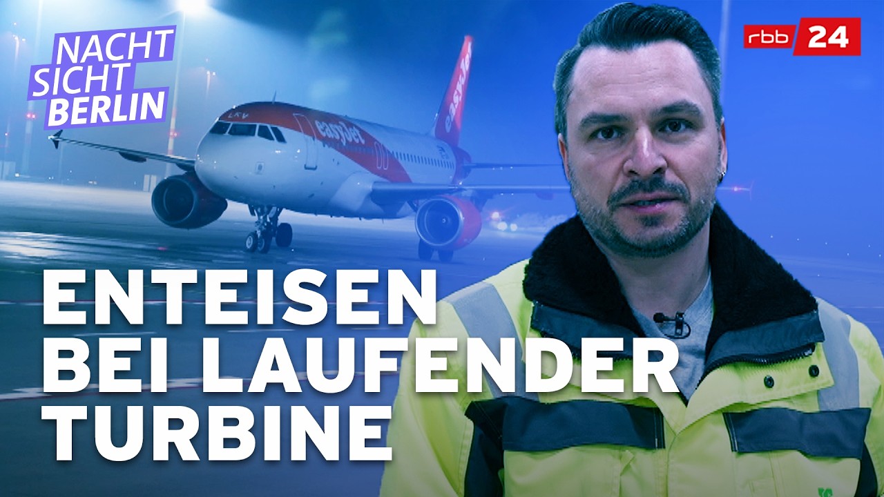 Flugsicherheit bei Schnee und Eis: So arbeiten Enteiser am BER | NachtSicht Berlin