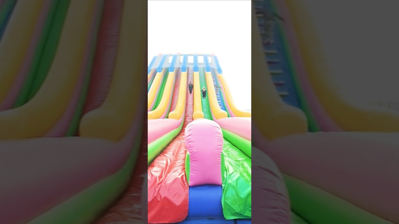 Biggest slide in jumbo jump