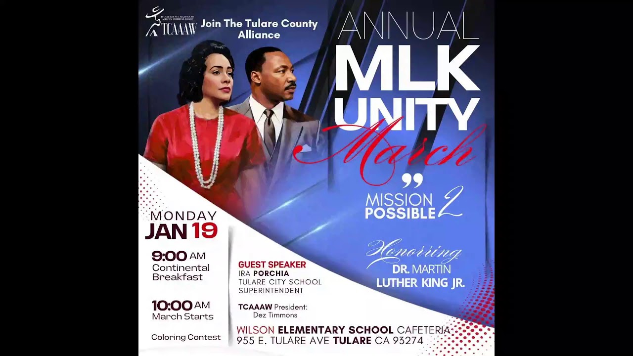 MLK Jr 2026 March Tulare CA