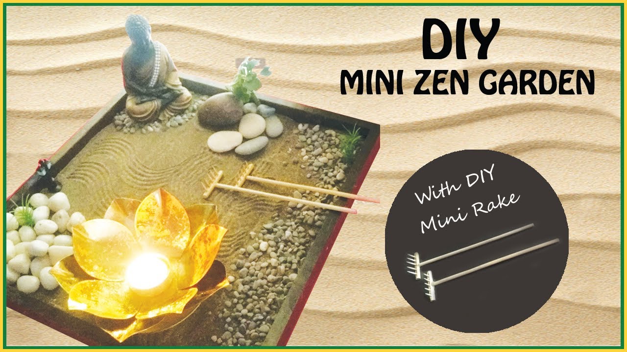 DIY MINI ZEN GARDEN | DIY MINI RAKE | TABLETOP ZEN GARDEN | ARCHASVI ART