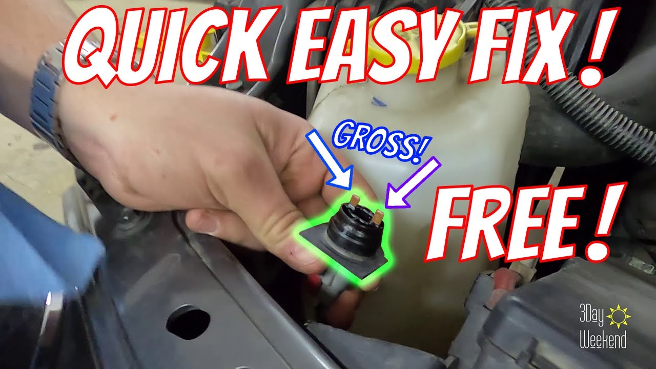 Annoying RAM low washer fluid light fix - Free, easy, and fast!