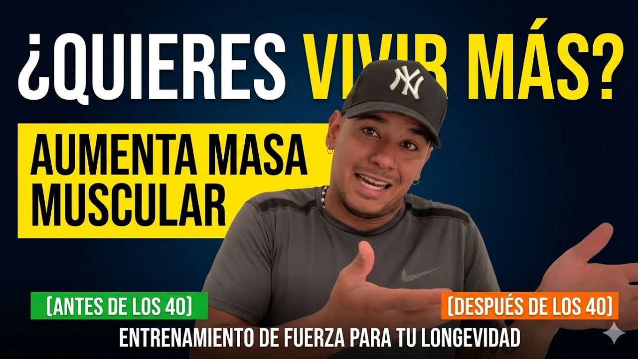 Por qué DEBES ganar MASA MUSCULAR 🚨 URGENTEMENTE 