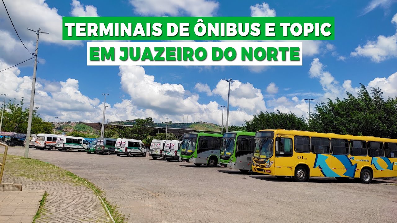 Veja os Destinos dos Ônibus e Topic nos terminais de Juazeiro do Norte