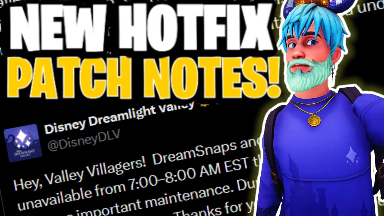 NEW HOTFIX! Patch Notes + Important Maintenance Coming! | Dreamlight Valley