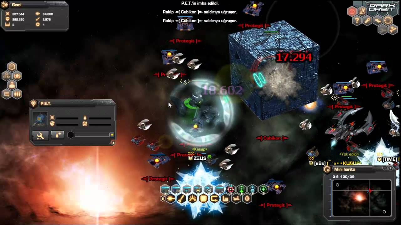Darkorbit Aegis Cubikon Kesimi