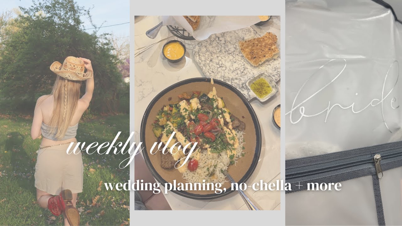 My Wedding Planning Journey Just Got REAL - April Week 2 Vlog
