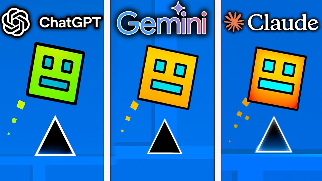 ChatGPT против Gemini против Claude: Создание Geometry Dash с нуля