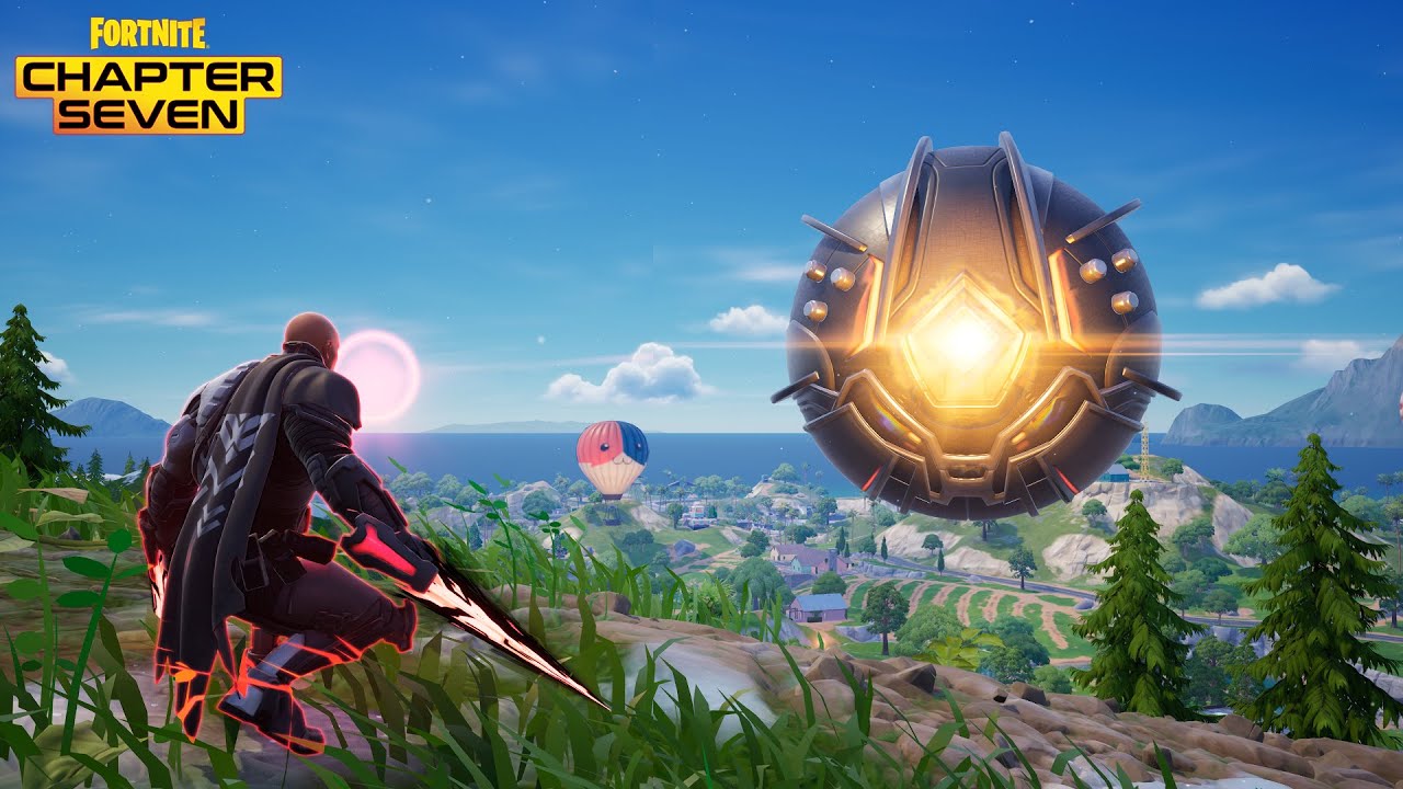 The Dark Harvester Shoots The Foundation | The Voyager VS The Seven | Fortnite Chapter 7