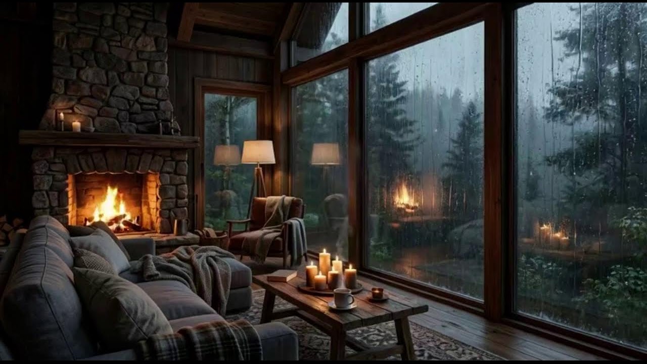 Peaceful Rain Sounds with Soft Music – Relax, Breathe, and Unwind