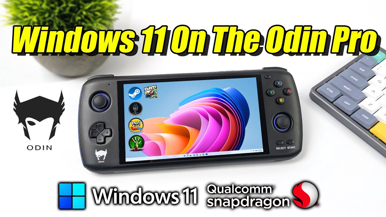 Windows 11 и ПК-гейминг на портативном устройстве Odin Pro Snapdragon! Это безумие!
