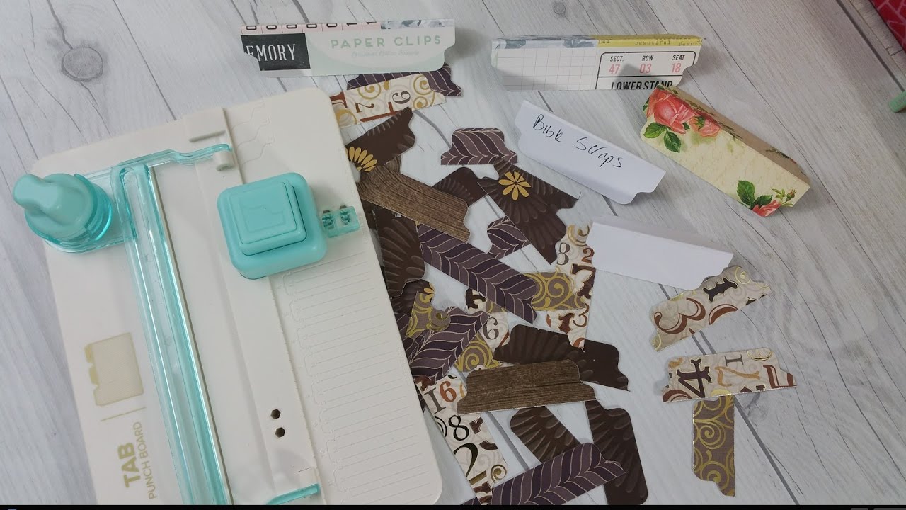 Tab Punch Board by We R Memory Keepers: Make Tabs and Folded Tabs
