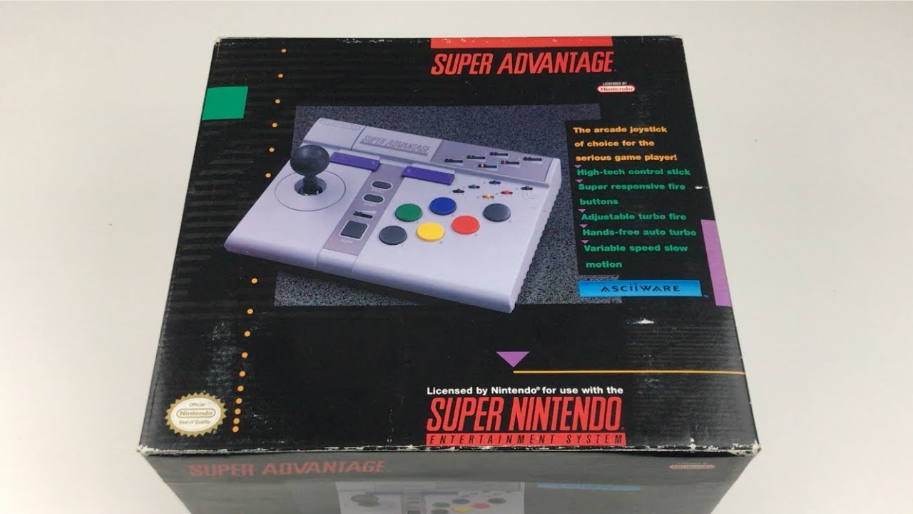 SNES Super Advantage Joystick Unboxing (Retro Unboxing)