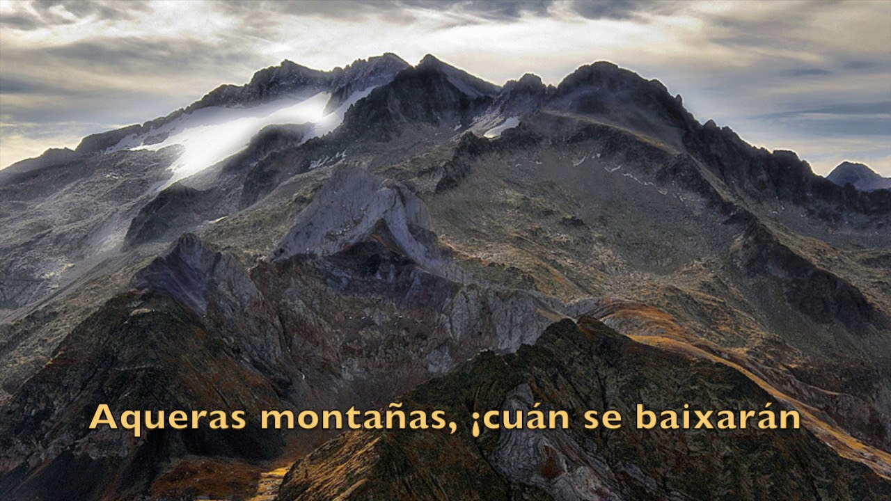 Aqueras Montañas. Biella Nuei en aragonés!