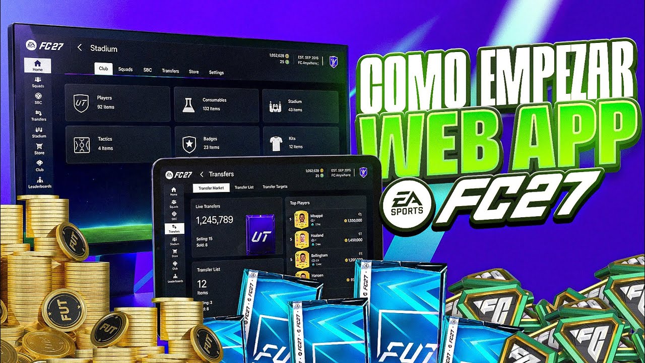 COMO EMPEZAR EN LA WEB APP DE EA FC 27 ULTIMATE TEAM !! ⚠️​ PRIMEROS SOBRES Y MONEDAS !!