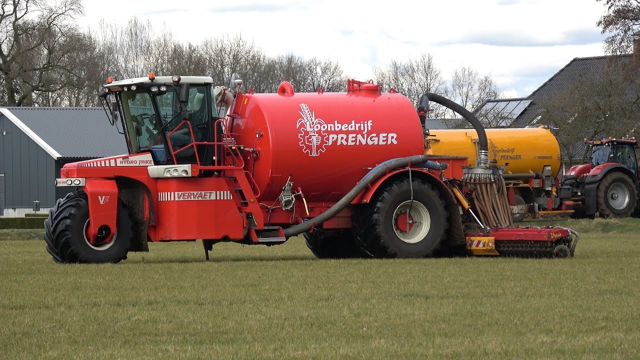 Grasland bemesten met een Vervaet Hydro Trike met Vredo zodebemester - loonbedrijf Prenger (2025)