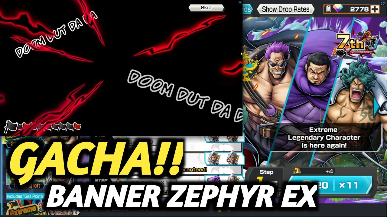 Gacha!! Zephyr EX ( Di Prank Bandot lagi )🔥ONE PIECE BOUNTY RUSH [ KuRo OP ]