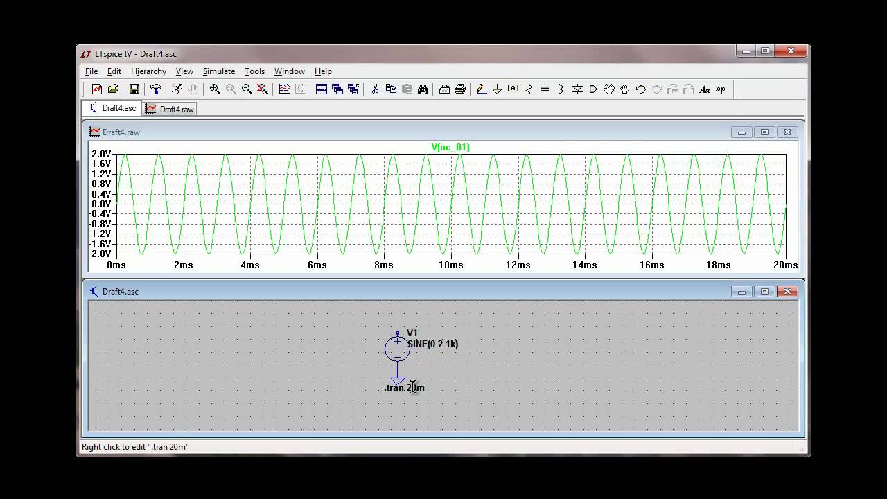 LTSpice - Sine source