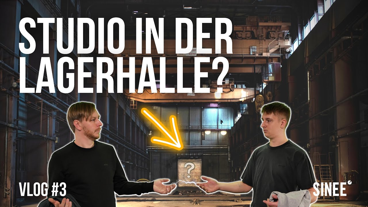 Tonstudio in Lagerhalle bauen - Das krasseste Projekt von SINEE ever! | Tonstudio Vlog 3