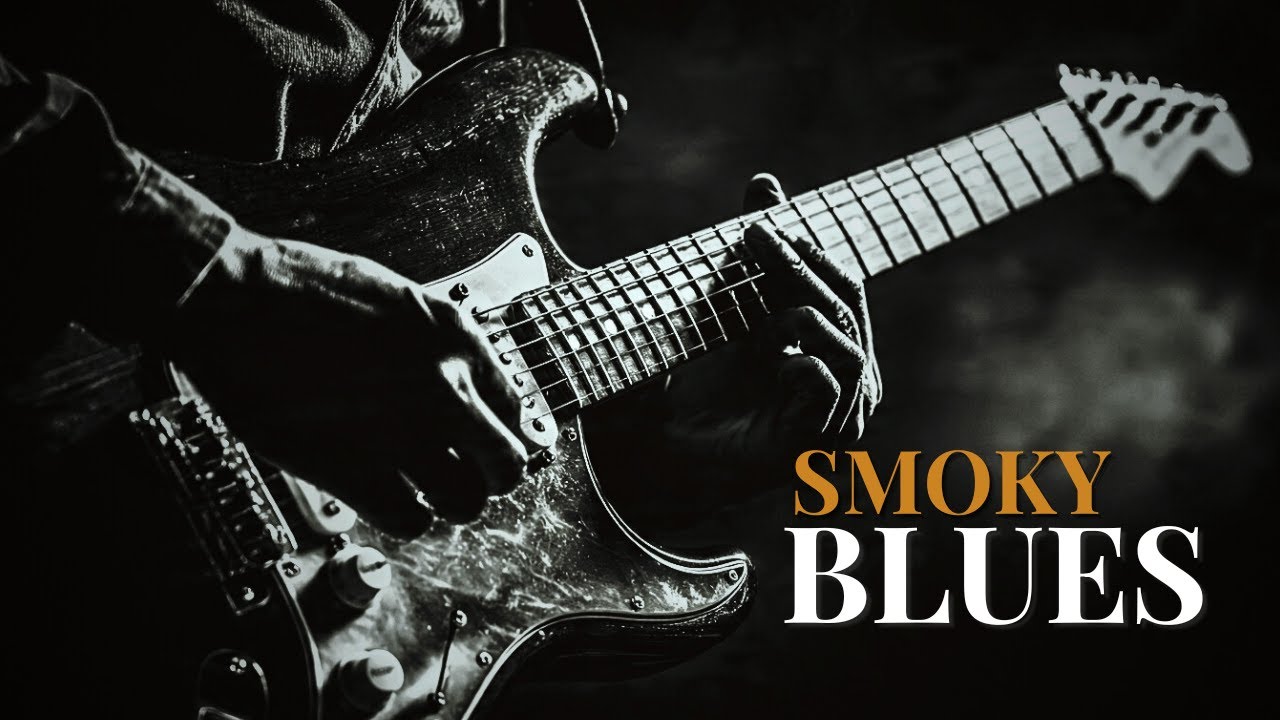Midnight AI Blues | Slow Guitar for Late Night Relaxation