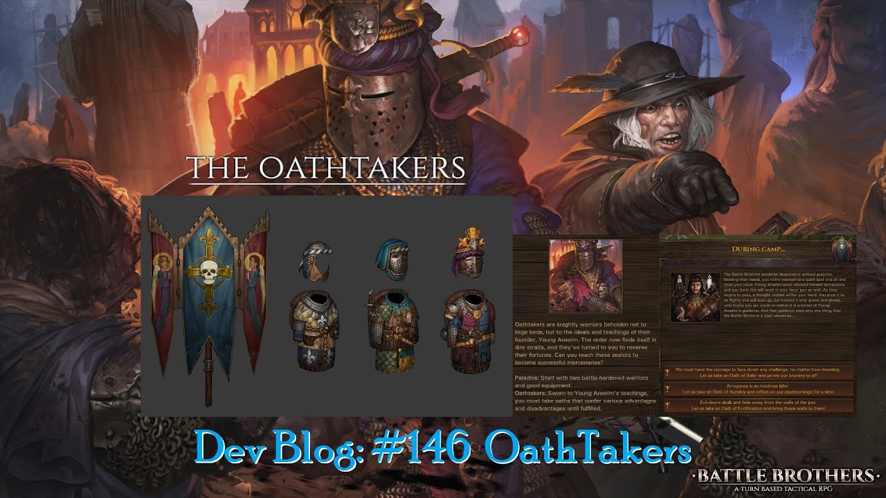 Battle Brothers Flesh & Faith DLC Dev Blog #146 Oathtakers