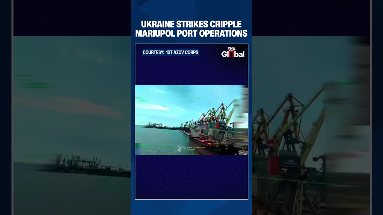 Ukraine Strikes Russian-Occupied Mariupol Port, Significantly Limiting Its Key Logistics Capacity