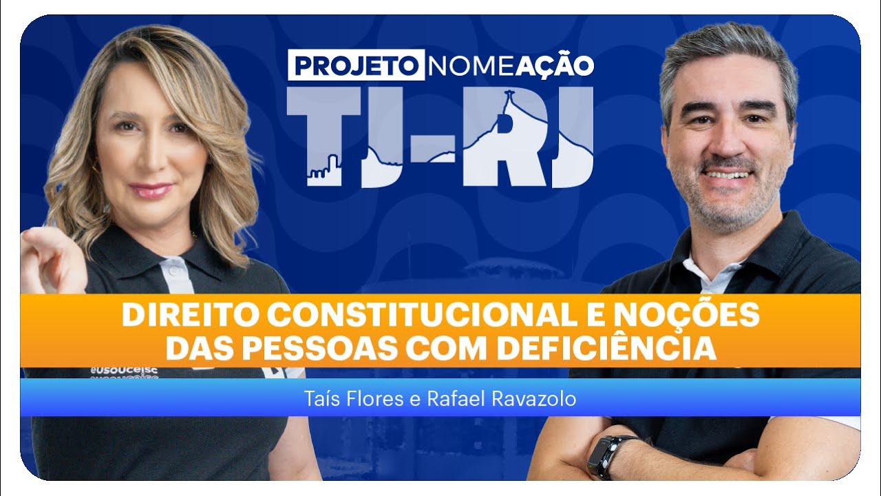 Concurso TJ-RJ | Direito Const. e Noções PCD | Aulas abertas | Ceisc Concursos