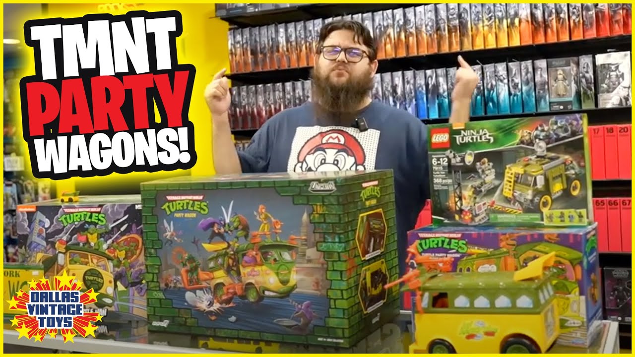 Toy Evolution | TMNT Party Wagon Variations (1988-2024)