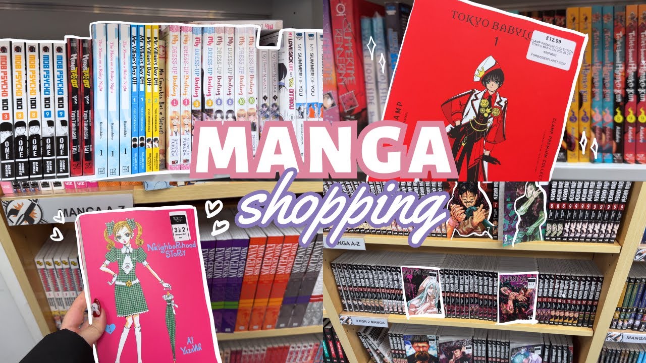 manga shopping vlog 🛒 | forbidden planet haul & new releases ✨