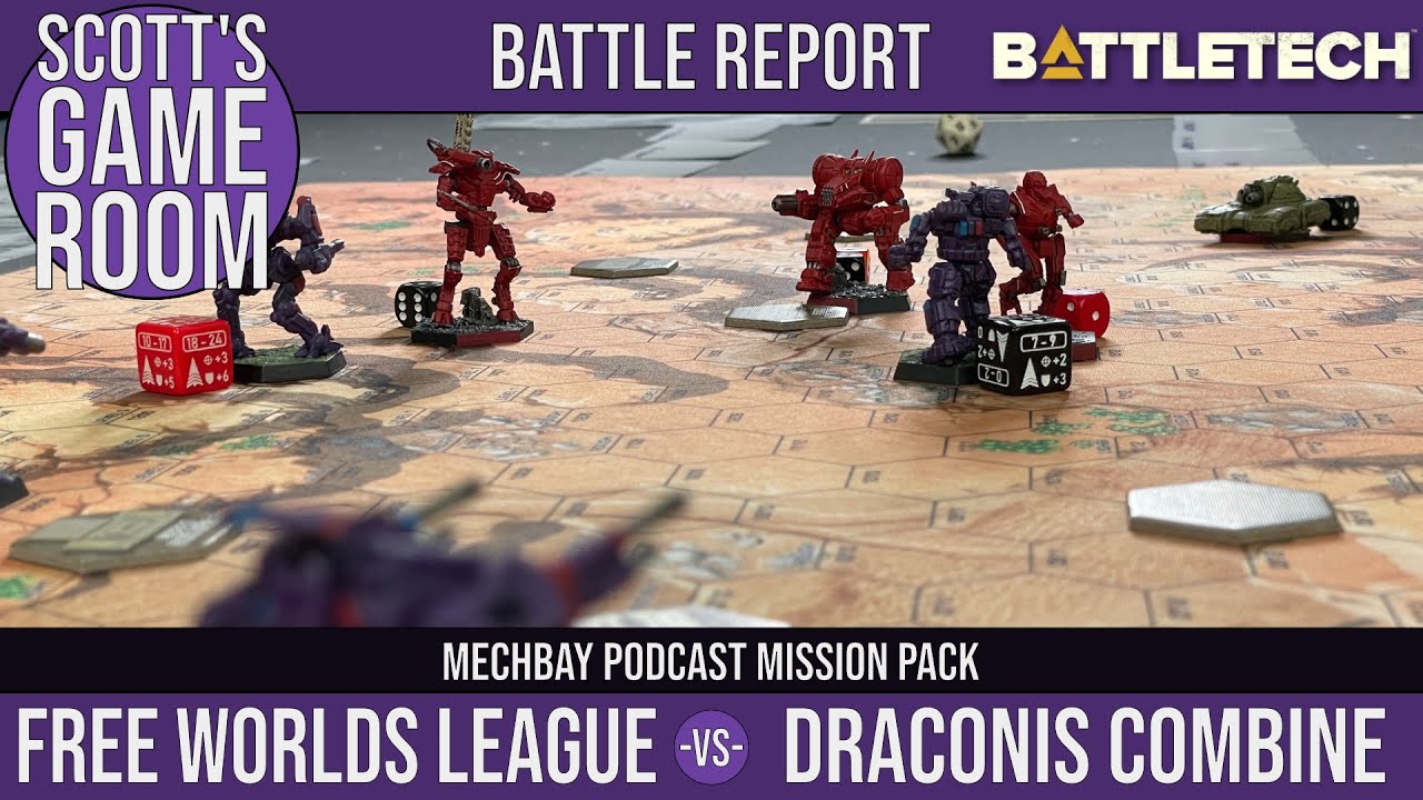 BattleTech Mechbay Mission Battle Report: Free Worlds League vs Draconis Combine