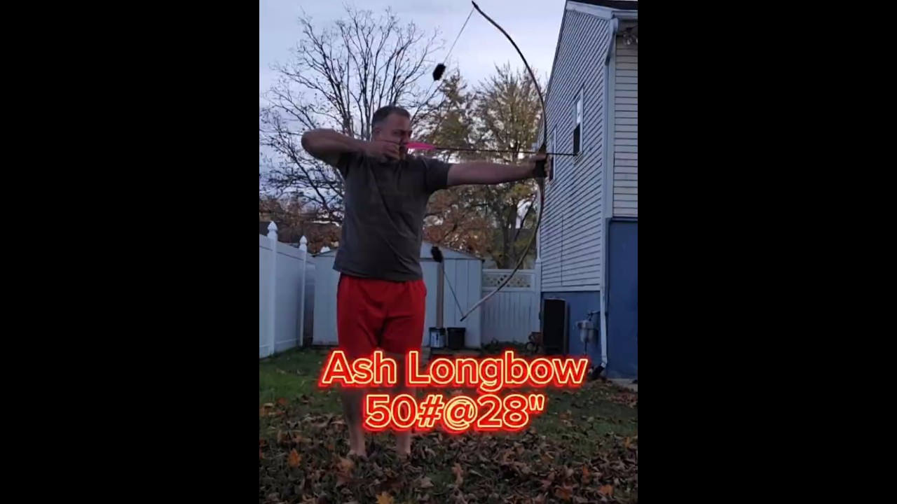 Ash Longbow #bowmaker #archery #diy #bowmaking #woodworking #bowbuilding #selfbow