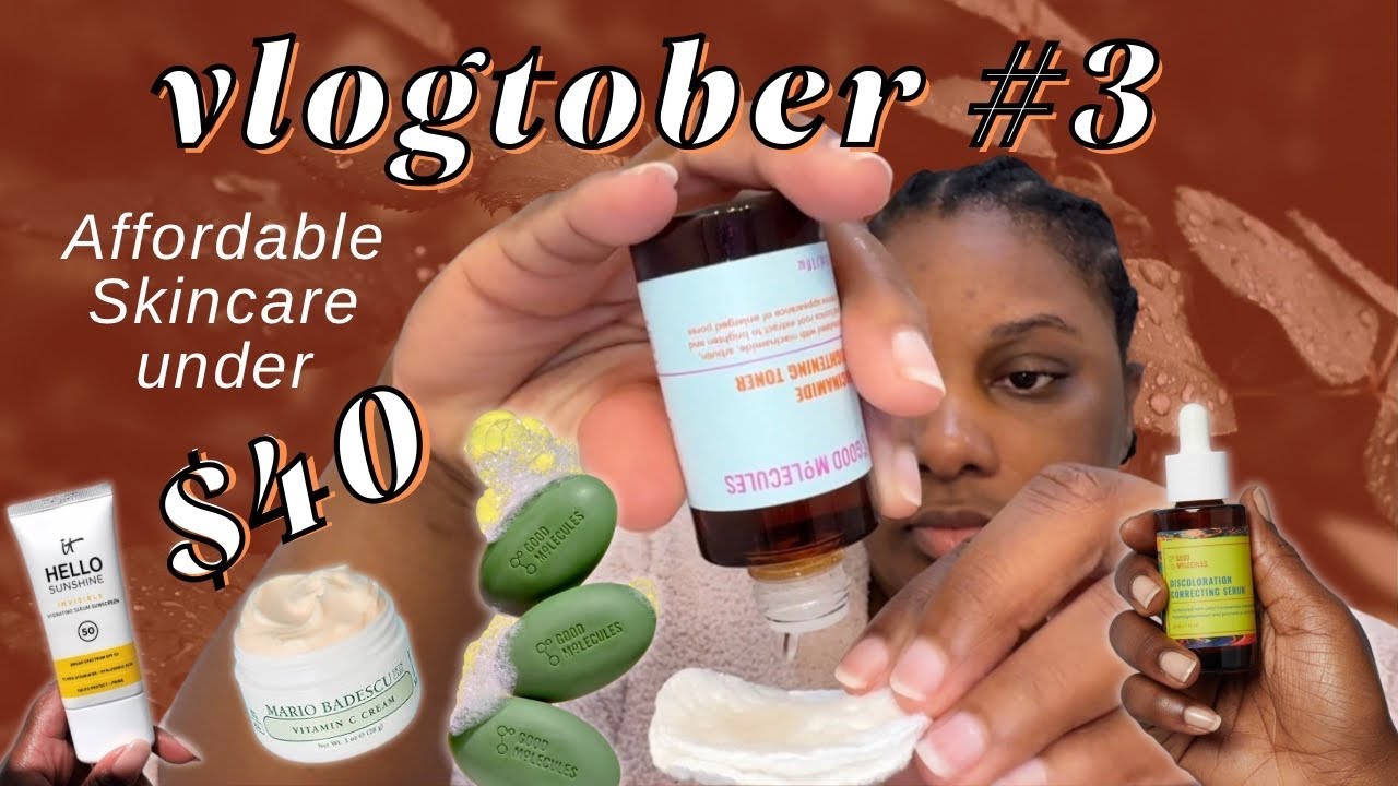 Hyperpigmentation Fall Skincare Reset: Simple & Affordable Routine Under $40 | Vlogtober 3