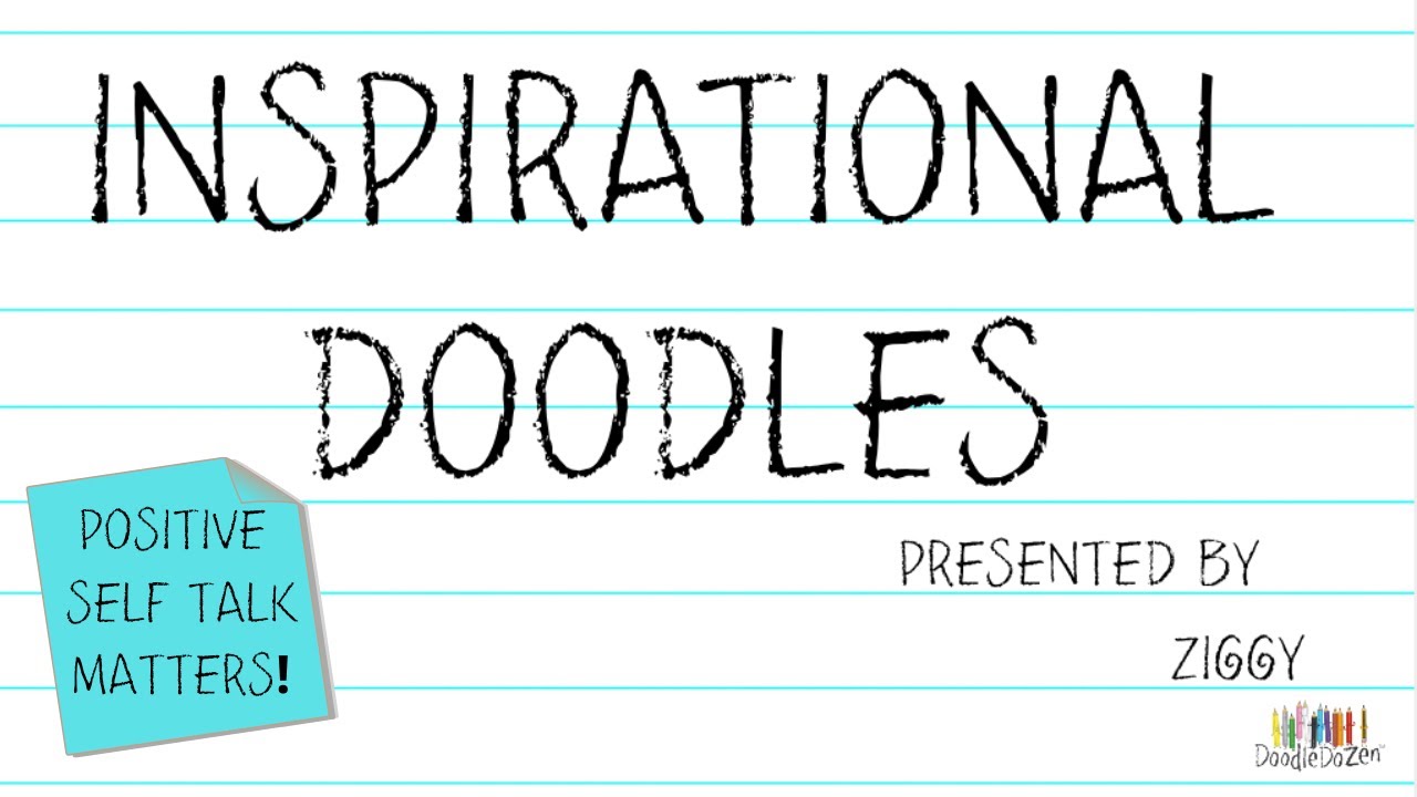 🤩 POSITIVE SELF TALK MATTERS! Positive Affirmations for Kids - Inspirational Doodles By 