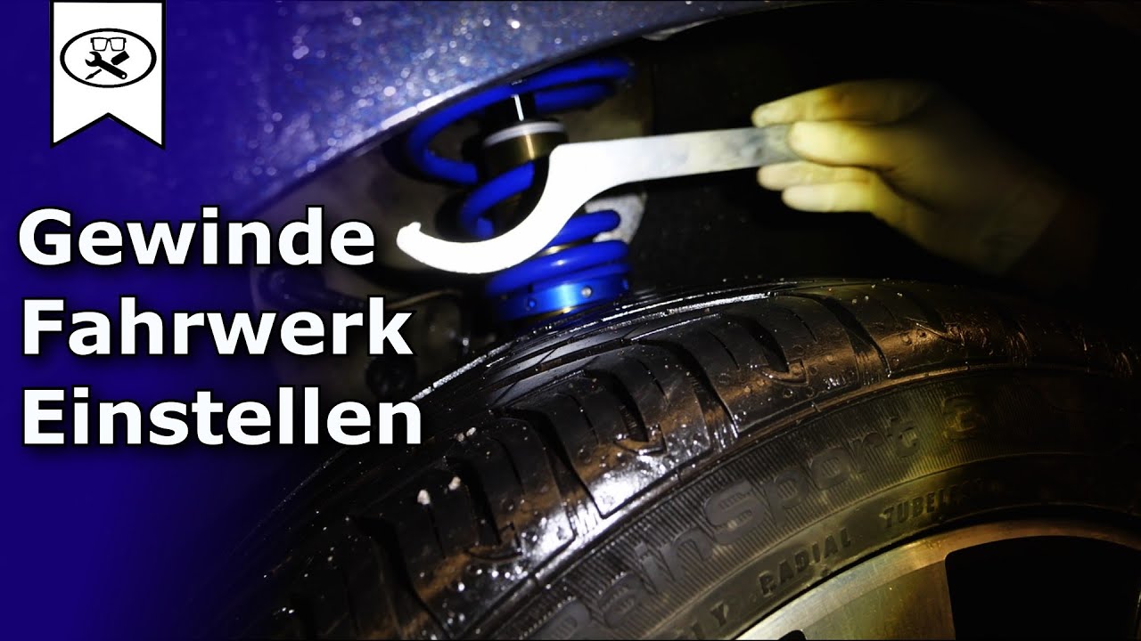 Gewindefahrwerk einstellen | Adjust coilover | VitjaWolf | Tutorial | HD