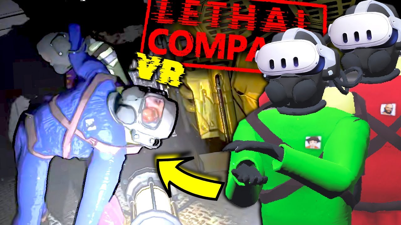 🔥TRZECH DEBILI bawi się ZWŁOKAMI MAXA w LETHAL COMPANY VR!