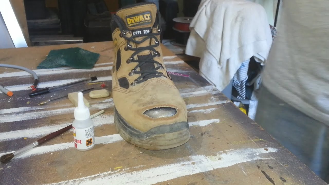 DIY Steel Toecap Workboot Repair