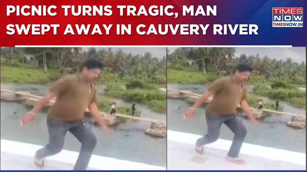 Karnataka: Picnic Turns Tragic As Man Swept Away In Cauvery River, Search Op Underway| Breaking News