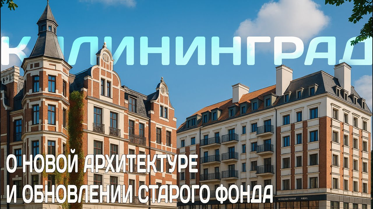 Калининград: О новой архитектуре и обновлении старого фонда