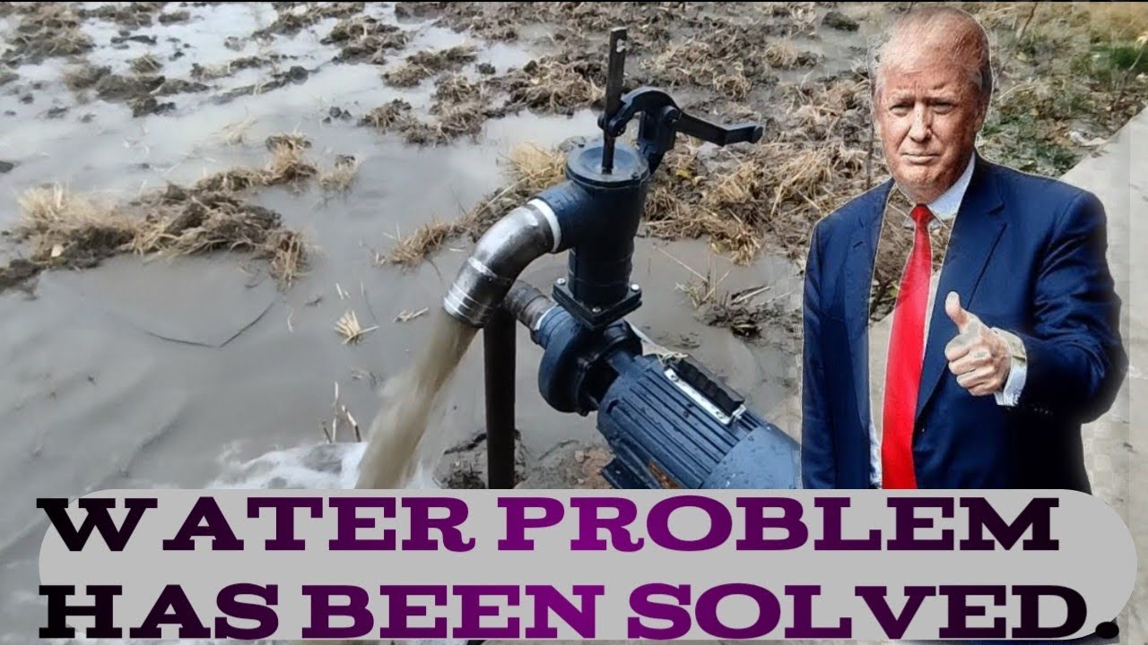 👍The water problem has been solved.👀