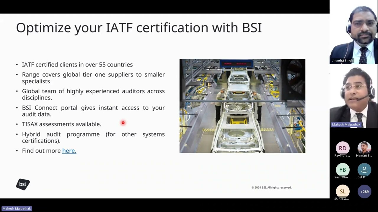 Webinar Understanding the IATF Rules 6th Edition Updates