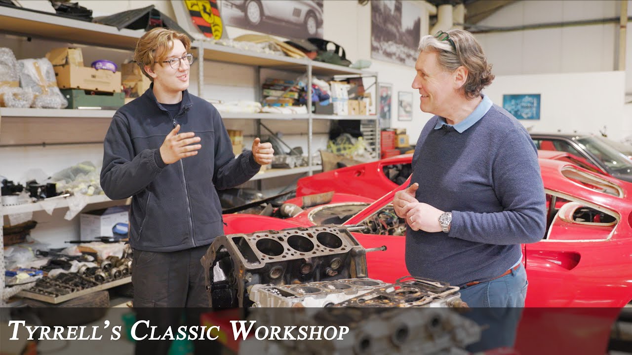 Stripping down the 'Ferrari' Dino 246 GT reveals its history.  And will the Black Countach start up?