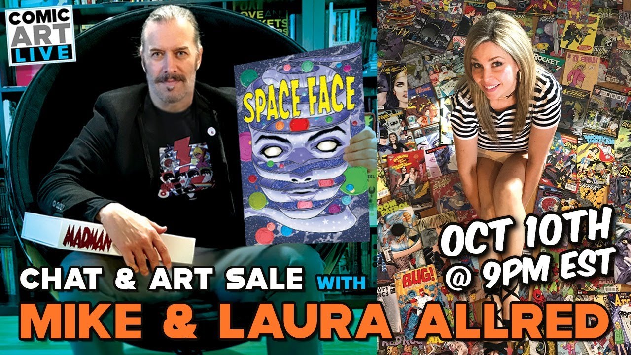 Live Chat & Art Sale with Comic Artists Mike & Laura Allred