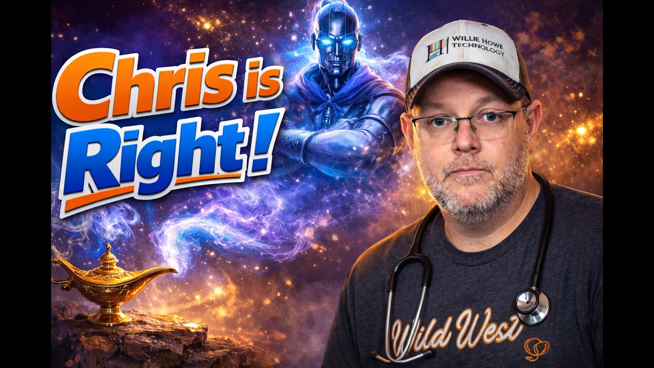 Chris Is Right - The AI Genie is out of the Lamp