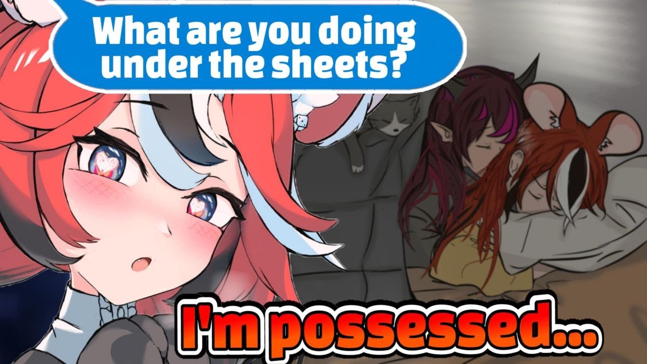Chat wants to know what's happening under Bae's sheets... 【Baelz / Hololive EN】