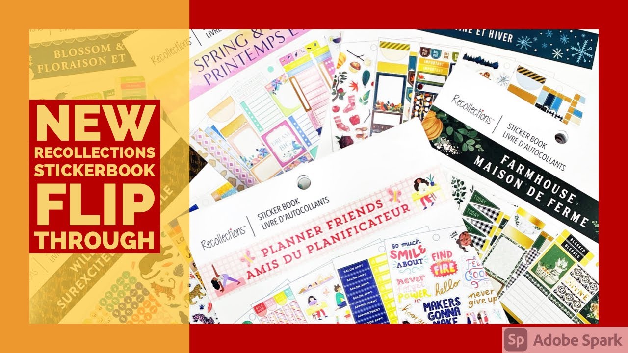 New Recollections Stickerbooks Flip Through!