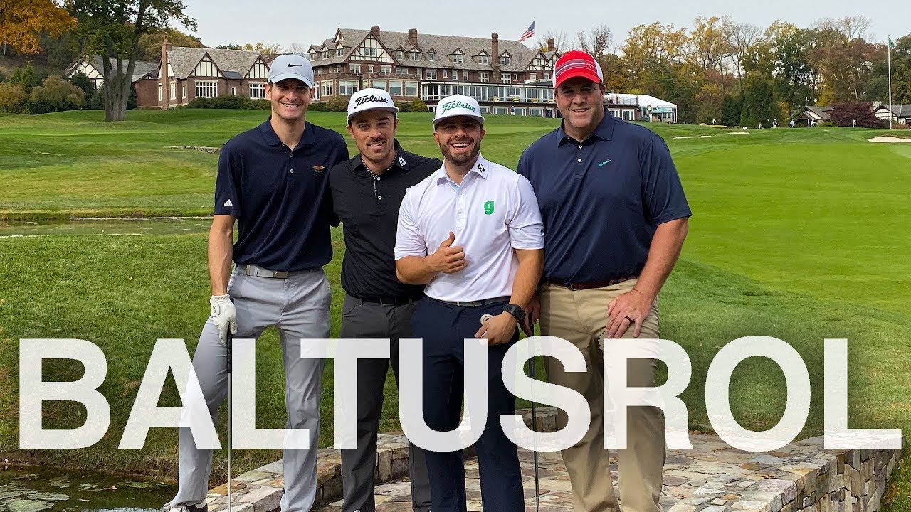 PLAYING BALTUSROL WITH THE CLUB CHAMP