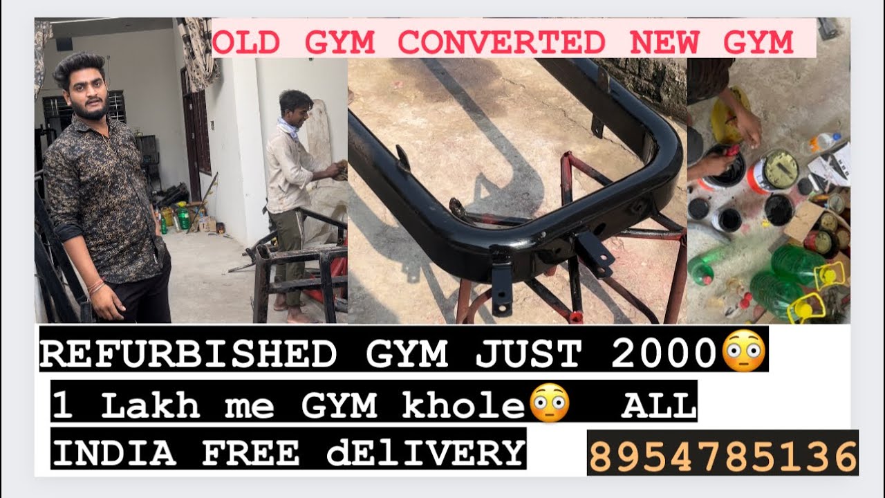 REFURBISHED OLD GYM ONLY 10000₹  CHEAPEST GYM EQUIPMENT #diwalisale#offers#homegym#delhi#meerut