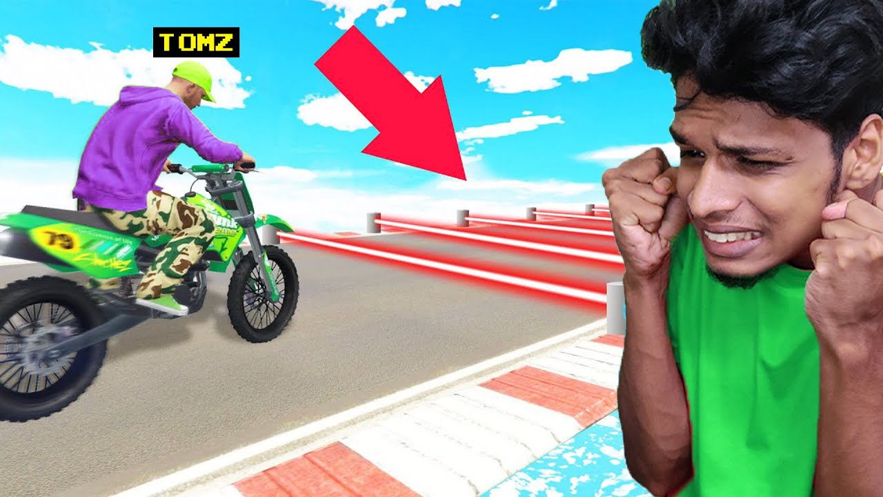 GTA 5 : 99.99% IMPOSSIBLE LASER Race !!!! Malayalam |