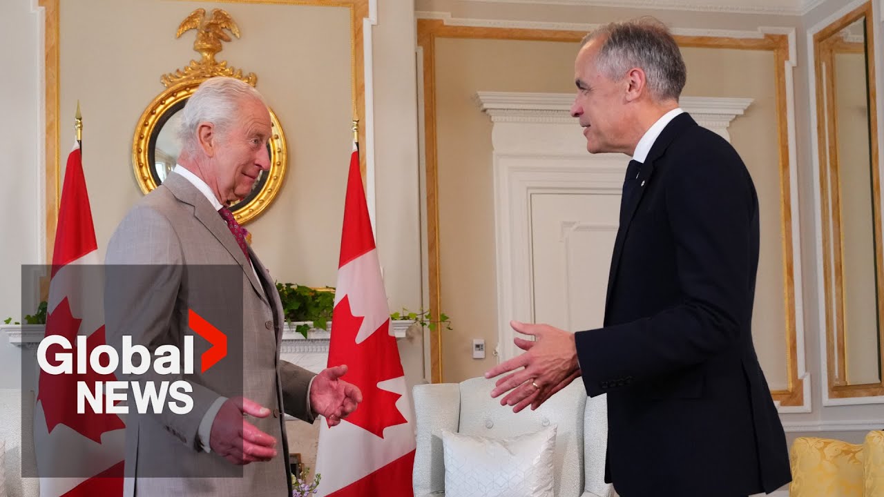 King Charles, Queen Camilla meet Canadian PM Mark Carney during visit to Canada | FULL