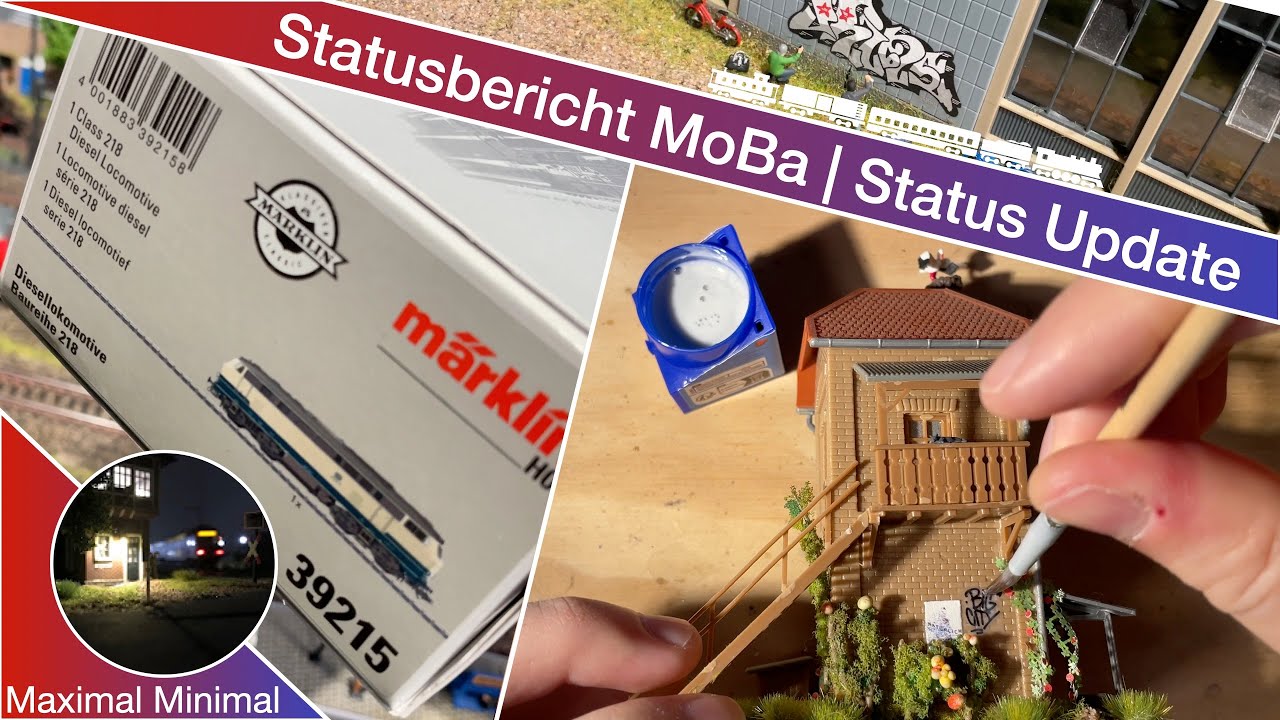 Gebrauchtes Rollmaterial & Graffiti auf der Modellbahn – so geht’s! | Statusbericht MoBa 🎨✨