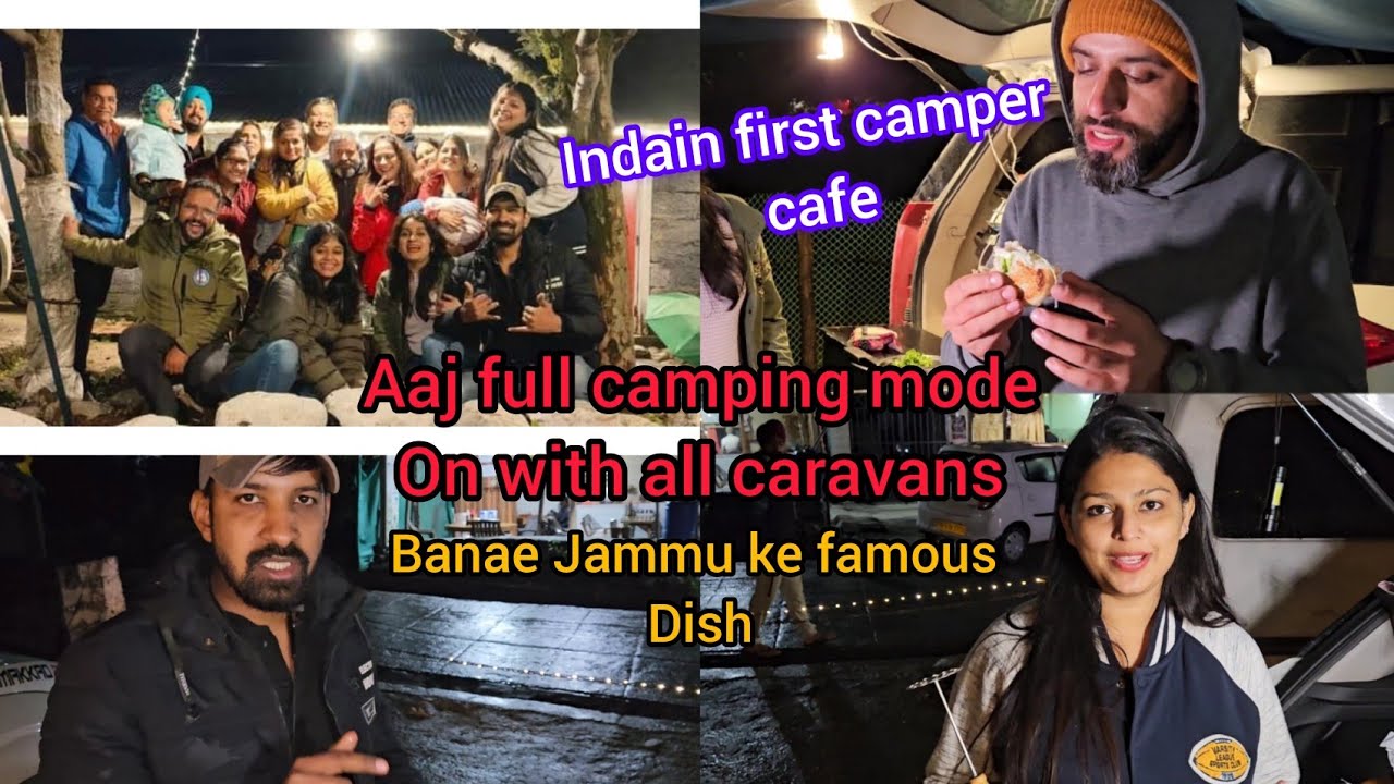 Ep-4 Camping in manali Finally reached at @FirstIndianCamper cafe | Ladakh trip  @Ghumakkadbugz